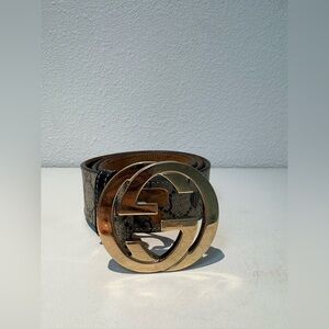 Authentic GUCCI VINTAGE GG supreme belt